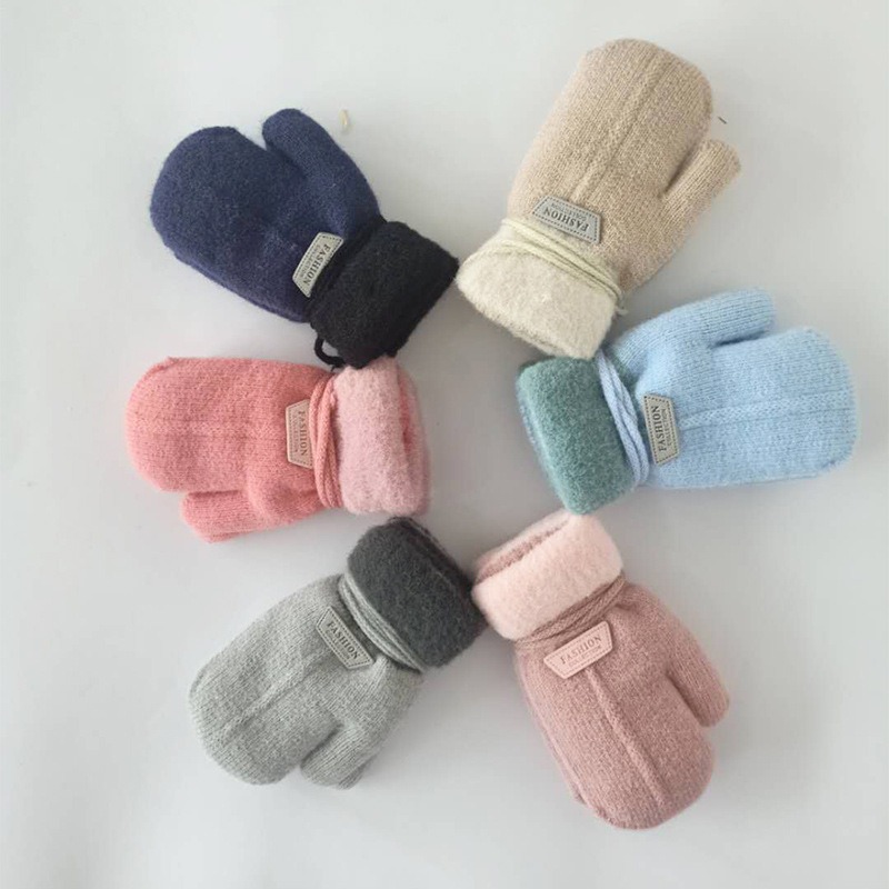 Kids Winter Fleece Lined Mitte - đánh giá và giá Kids Outdoor Gloves