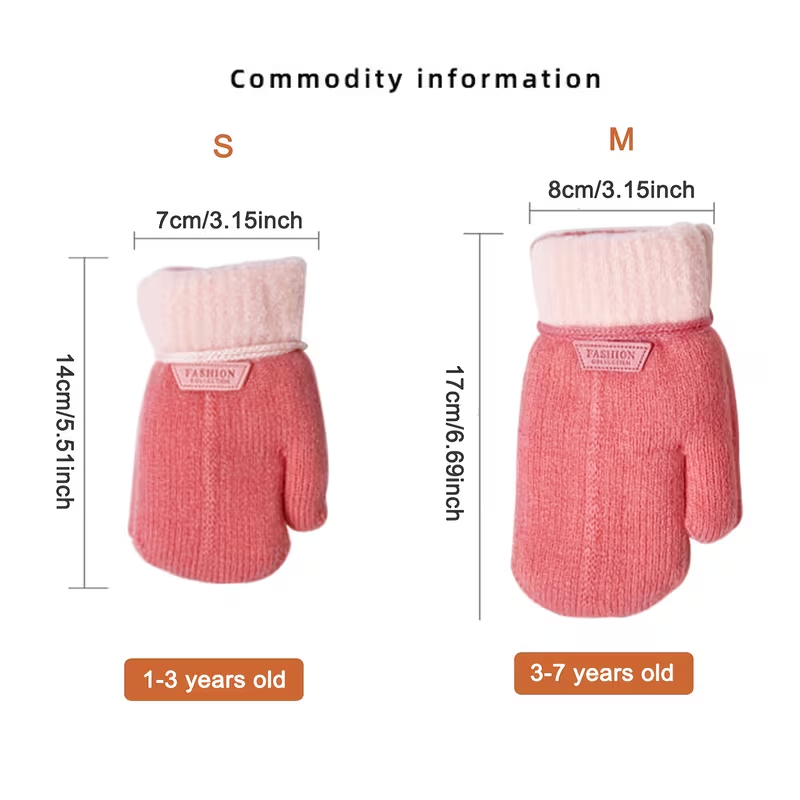 Kids Winter Fleece Lined Mitte - đánh giá và giá Kids Outdoor Gloves