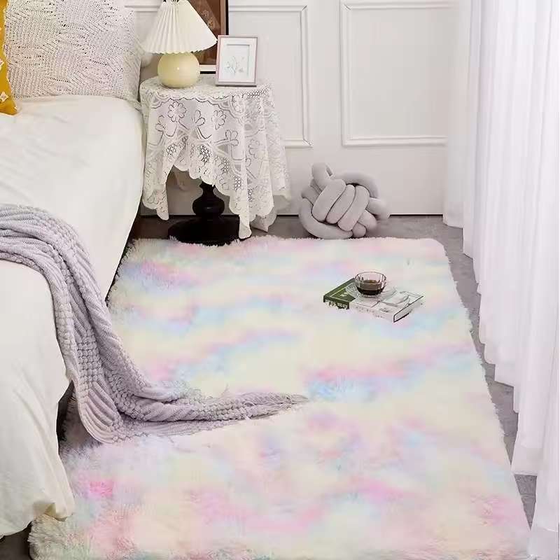 VIKAMA Fluffy Plush Tie-dye Ca - đánh giá và giá Kids Outdoor Mat Waterproof