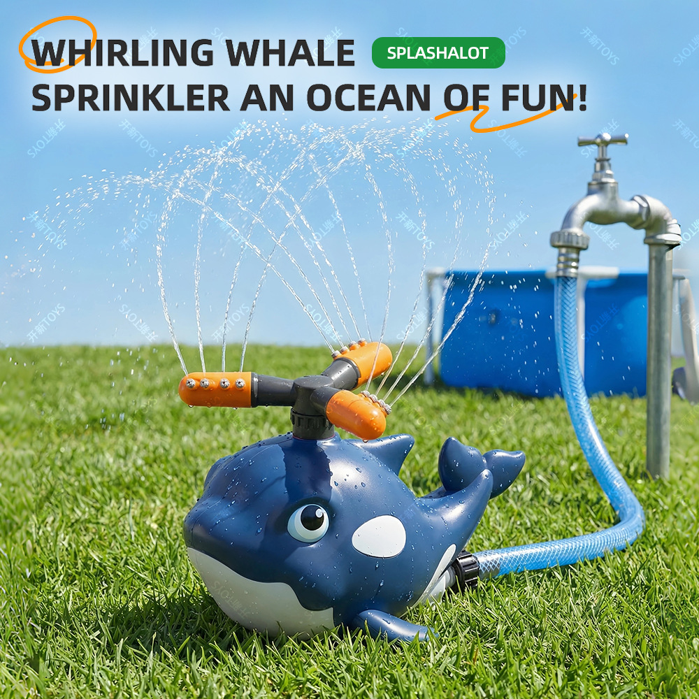 Cartoon Whale Sprinkler Outdoo - đánh giá và giá Kids Outdoor Yard Tools