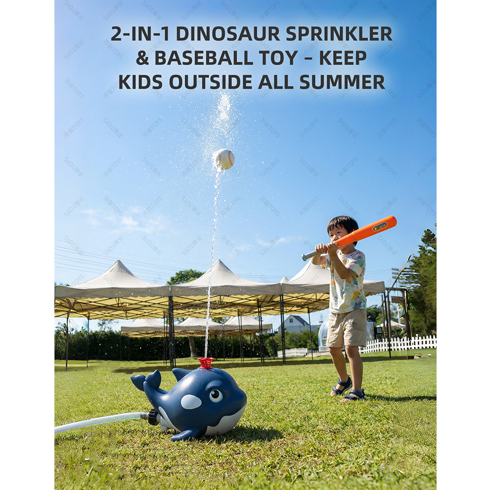 Cartoon Whale Sprinkler Outdoo - đánh giá và giá Kids Outdoor Yard Tools