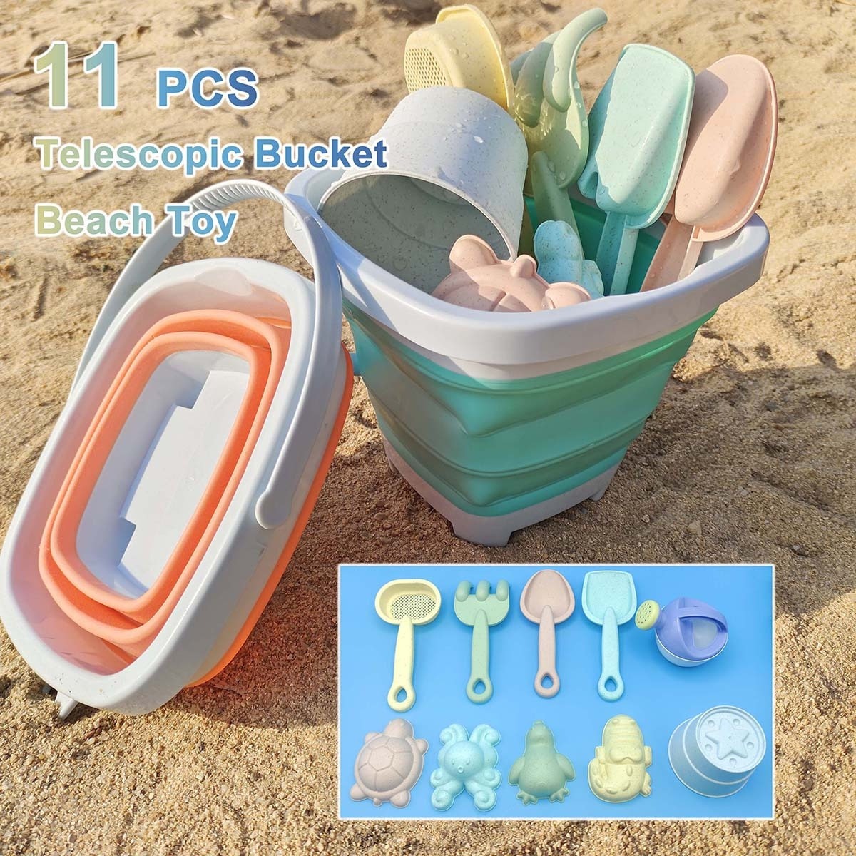 11 PCS Beach Sand Play Water S - đánh giá và giá Kids Outdoor Sandbox