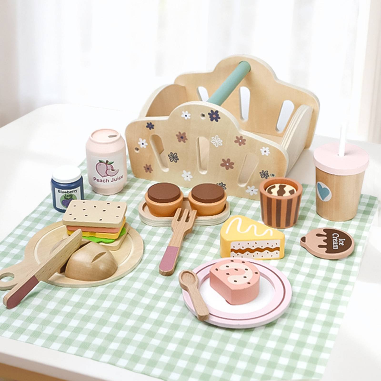 Wooden Outdoor Meal Basket Bas - đánh giá và giá Kids Outdoor Wooden Playset