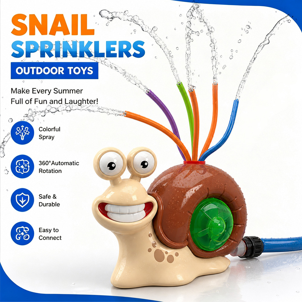 Water Spray Outdoor Toy Snail  - đánh giá và giá Kids Outdoor Yard Tools