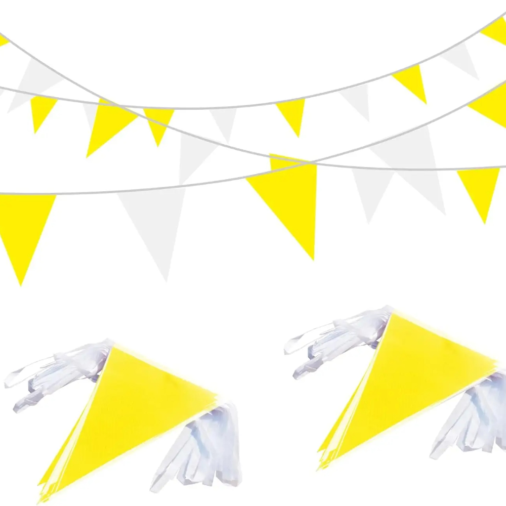 32.8FT Yellow White Pennant Ba - đánh giá và giá Q Kids Outdoor