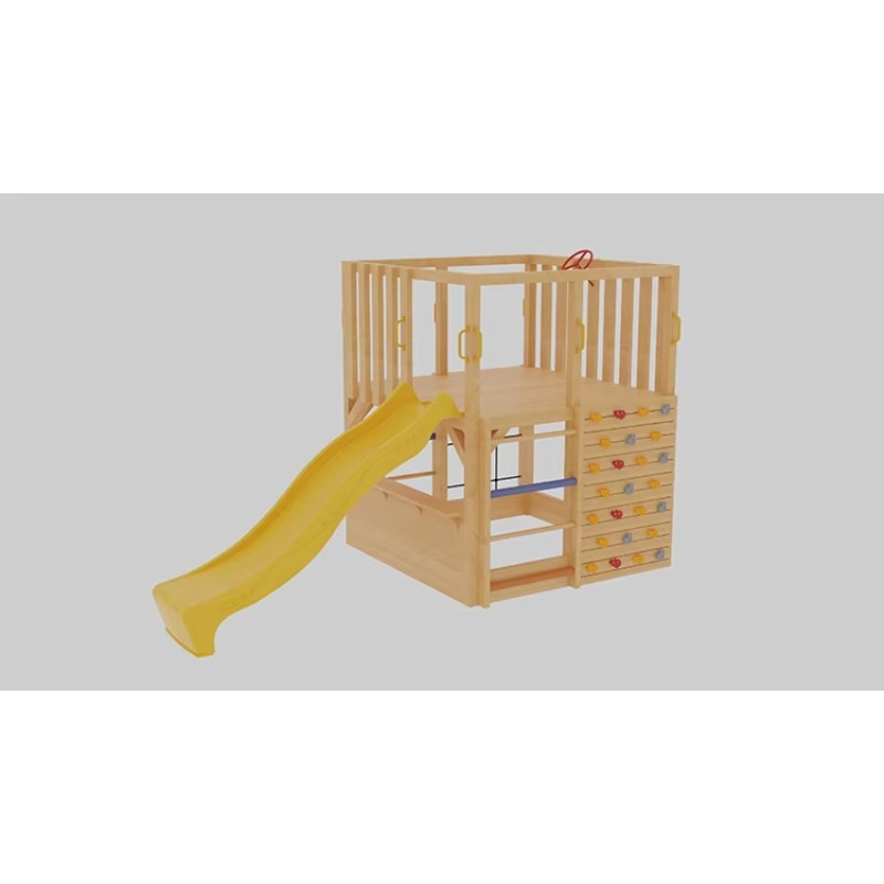 Kids Wooden Outdoor Cubby Hous - đánh giá và giá Kids Outdoor Climbing Wall