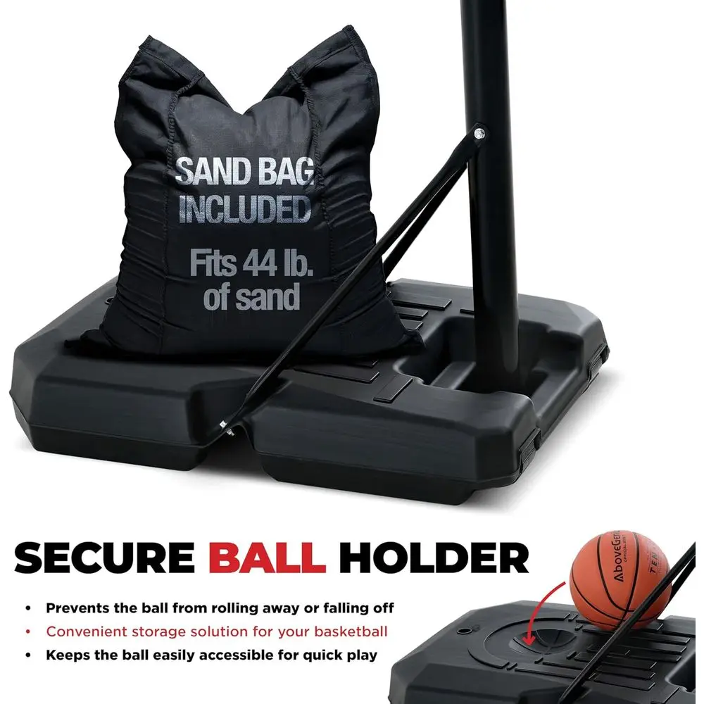 Adjustable 44 Shatterproof Bas - đánh giá và giá Basketball Hoop Outdoor