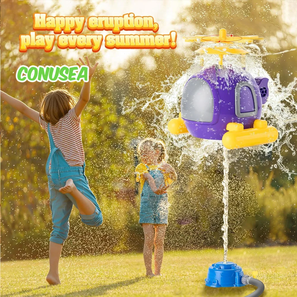 Helicopter Sprinkler Water Toy - đánh giá và giá Kids Outdoor Yard Tools